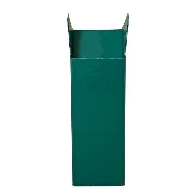 China Recyclable plastic corflute boxes leaf chute for collecting vegetable trash for sale