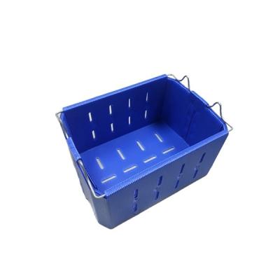 China Recyclable Stackable PP Corrugated Custom Corflute Plastic Packing Box Cherry Picking Fresh Kiwi Boxes For Harvest for sale