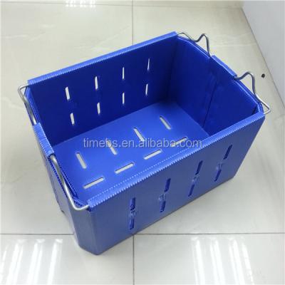 China Recyclable stackable corrugated plastic hook for picking CHERRY/tomatoes for sale