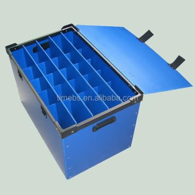 China Foldable / Stackable Recyclable Waterproof Mailing Plastic Box for sale