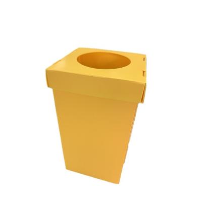 China Corflute Sustainable Collapsible Plastic Bin PP Corrugated For Recycling Bins for sale