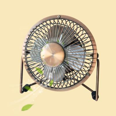 China 4 Inch Modern Practical Mini USB Fan Cooling Table Desktop USB Powered Portable Cooling Quiet Fan For Home Office Car Ride for sale