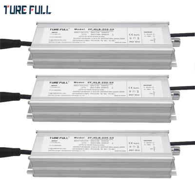 China OEM cheap outdoor waterproof led switching power supply ip67 200w dimmable constant current 4.1a led lighting drivers ZF-HLB-200-60 for sale