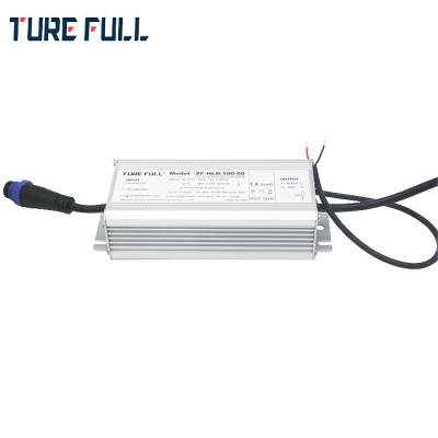 China Isolation constant current led driver 100watt 1800ma led to grow light IP67 with 0-10Vdimmable PWM ZF-HLD-100-60 dimmable for sale