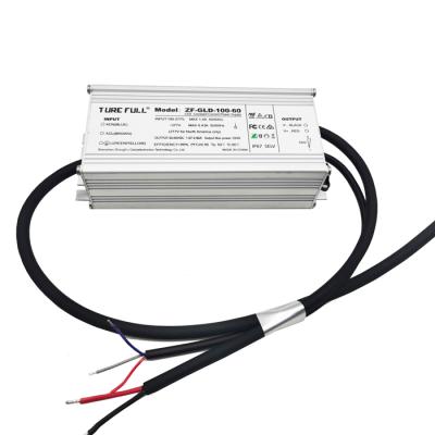 China 100W 120W 150W 200W 240W 0-10V dimming LED constant current driver for LED grow lighting ZF-GLD-100-60 for sale