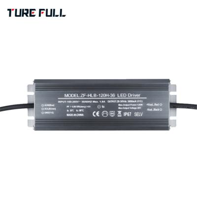 China LED lighting 120w high quality cheap 36v 1-10v single output waterproof constant current dimming led driver 120w for sale