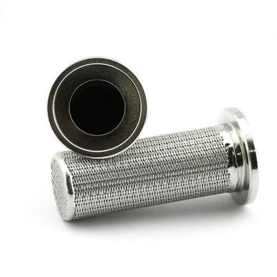 China Building Material Stores Stainless Steel Sintered Porous Wire Mesh Multi-Layer Pleated Filter Cylinder for sale