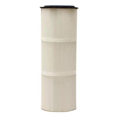 China Factory Industrial Dust Cartridge Dust Collection Equipment Filter Element Cylindrical Dedusting Filter à venda