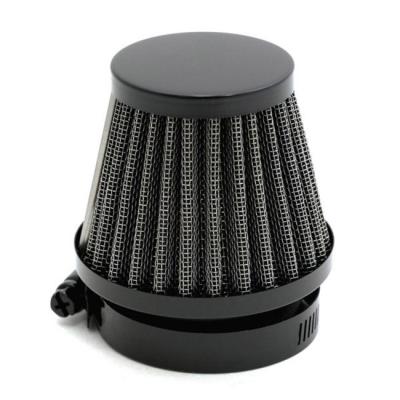 China Tools Custom Car Air Filter Cartridge Easy Installation 48mm Round Cone Inlet Air Cone Air Cleaner en venta