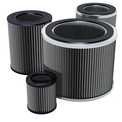 Cina Factory AA238 Vapor Adsorption Chemical Filters With 10 Micron 99% Efficiency Activated Carbon Elements in vendita