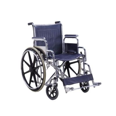 China JL901B Foldable Elder Body Chrome Steel Wheelchair for sale