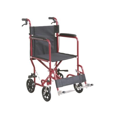 China JL spraying red steel wheelchair JL976ABJ 100kg for sale