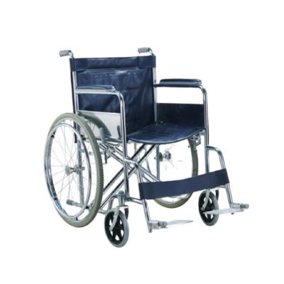 China Hospital Lightweight , Muti-functional And Steel Manual Folding Wheelchair JL874-51 for sale