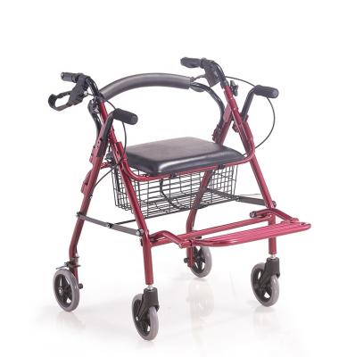 China Lightweight / Removeable Foldable Foil Rollator With Shopping Bag for sale