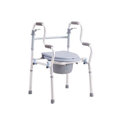 China Health Care Physiotherapy Home Adult Walker With Commode For Adult Three-in-One Design Walker &Commode Adult Walker for sale