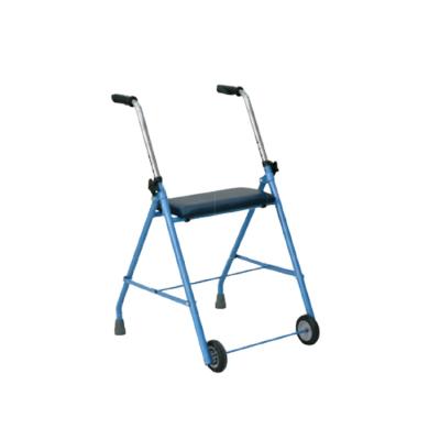 China Lightweight/Removeable Rollator Health JL9141 Rolling Medical Walker With Front Wheel Medical Storage And Soft Medical Upwalker From Seat Foshan China for sale