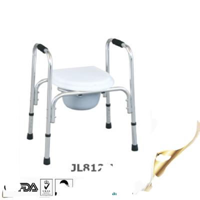 China JL812L Home-use Aluminum Medical Commode Chair for sale