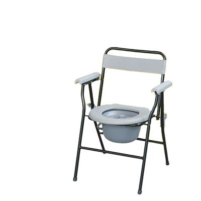 China 2018 New Products Steel Frame Cheap Price Folding Commode Chair For Disabled And Elder JL899 for sale