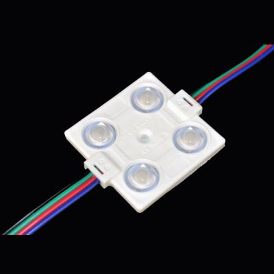 China Advertising Signs IP65 Waterproof DC12V 1.5W SMD 5050 4 Chips RGB Led Module for sale