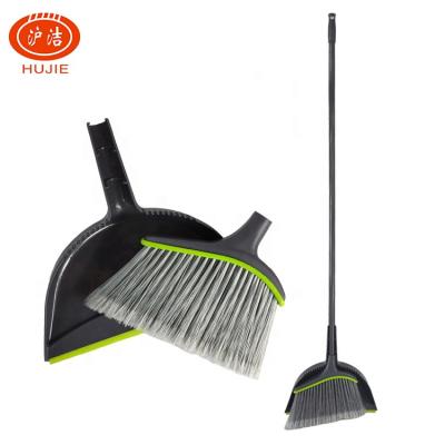 China Home Use Plastic Ceiling Peep Handle Long Handle Broom With Dustpan Combo Set for sale