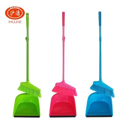 China Stainless Steel Long Handle Broom And Dustpan Home Set With Handle for sale