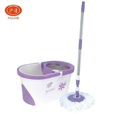 China Factory Direct Manufacturing 360 Degree Magic Rotation Viable Dry Mop Microfiber Flat Mop for sale