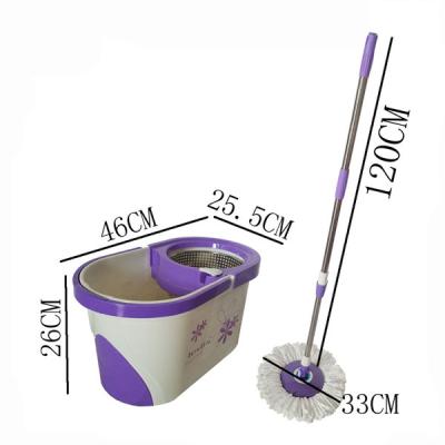 China Sustainable floor cleaning mop, small mop bucket with wringer, easy mop for sale