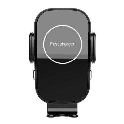 China Samsung New Product 15w Car Fast Charging Mount Auto-feeling Firmly Plug Phone Wireless Charger for sale