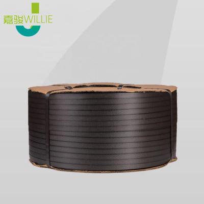 China Machine Packing Black Conductive Polypropylene Cardboard Strap Clamp Polypropylene Strapping Tape For Packing for sale