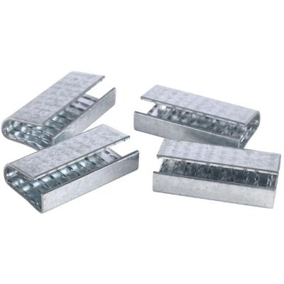 China Pallet PP Pet Band Roll Metal Open Galvanized Steel Strapping Clips Manual Packing Plastic Half With Handle In Open And Closed for sale