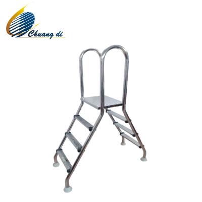 China High Quality AISI304 Stainless Steel Swimming Pool Step Ladders for sale