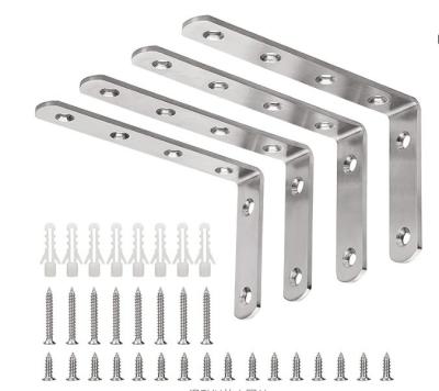 China Anodized Corner Right Angle Metal Bracket Extruded Aluminum Brackets Hardware for sale