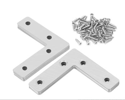 China Revestimiento de zinc OEM Metal acero L Muebles en forma de estante conjunto Apoyo de esquina soporte bracket en venta