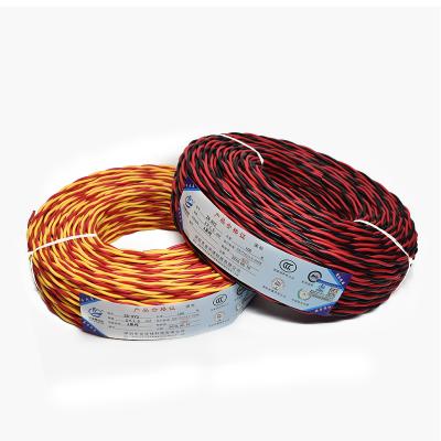 China Fire Engineering Line Flexible Copper Conductor Pvc Insulated Twisted Cable And Wire Rvs 300v 500v 2 Core Electrical Cables And Wires From China for sale