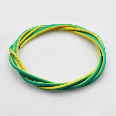 China 18awg environmental 3135 silicone cable ground wire US standard yellow and green cable high and low color ground dual color for sale