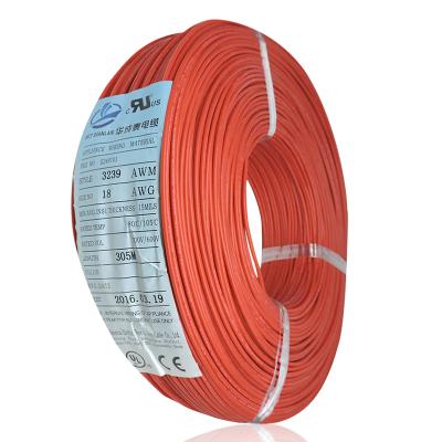 China Above 3239 antifreeze of 22 A.W.G. and 150 Degree 22awg 22awg High Temperature Resistant Silicone Cable Wire for sale