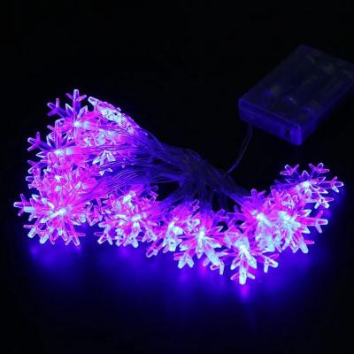 China 2022 New Colorful LED Snowflake Light LED Starry String Lights for sale