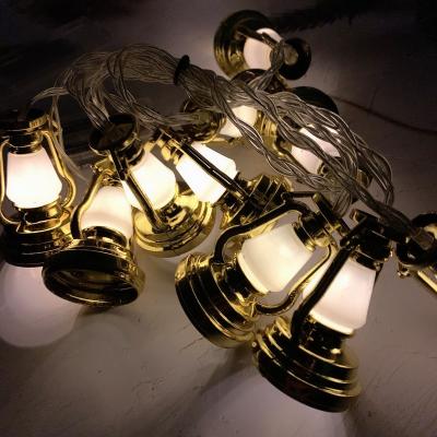 China Colorful String Light LED Kerosene Lantern Retro Spring Festival Border Lights for sale