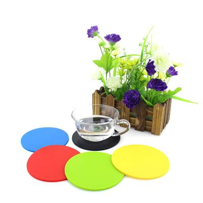 China Sustainable Cheap Price Factory Wholesale PVC Placemat Customized Rubber Soft PVC Silicon Coaster for sale