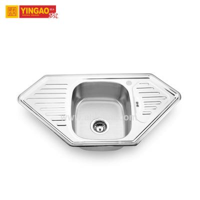 China With Faucet Fantasy Design Stainless Steel Concrete Kitchen Sink Pakistan for sale