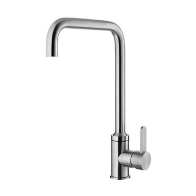 China Commercial 304 Stainless Steel Thermostatic Single Handle Faucet UPC Commercial Faucets Kitchen Faucet With Waterfall for sale