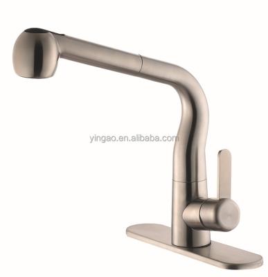 China CUPC Thermostatic Faucets Long Neck Flexible Hose Polished Chrome Single Handle Kitchen Faucet for sale