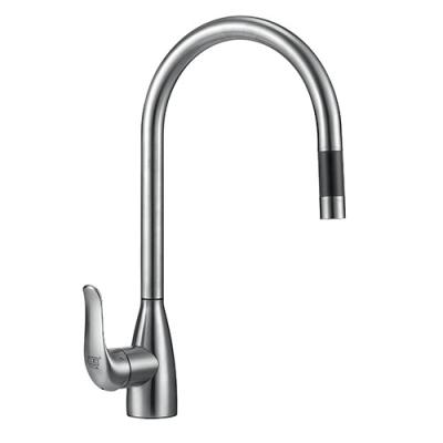 China Faucets Stainless Steel Thermostatic Single Handle Faucet Kitchen SUS304 Pull Out Faucet for sale