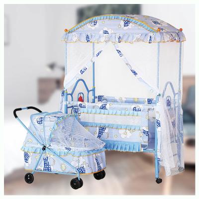 China EUROPEAN free design 5 in 1 hutch for baby, demountable baby hutch for sale, baby bedside crib hutches for sale