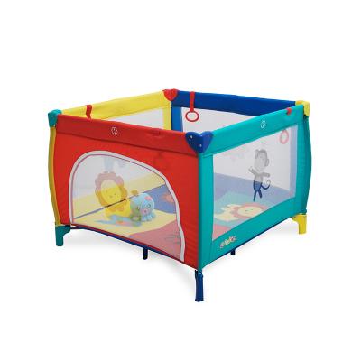 China Steel frame with 210D polyester baby products of all types safety baby playpen bed, best selling cheap acrylic baby playpen bed for sale