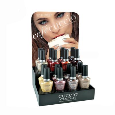 China Nail Polish Cosmetic Rack Counter Display Cardboard Display Stand for sale