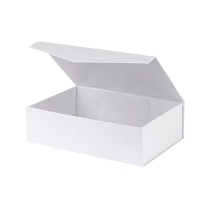 China Recycled Materials Recycled Magnetic White Cosmetic Packaging Box Cardboard Skin Care Gift Paper Box Custom Logo for sale