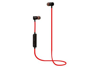 China Red Outdoor Sports Neckband Headphones Waterproof With 7 Hours Play Time for sale