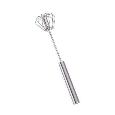 China Stainless Steel Cream Press Mixer Hand Tools Rotary Semi-automatic Rotary Semi-automatic Flour Beater Viable Wholesale Baking Beater for sale