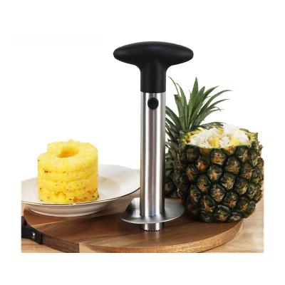 China Sustainable Personal Household Manual Rotary Commercial Pineapple Peeler Slicer Machine for sale